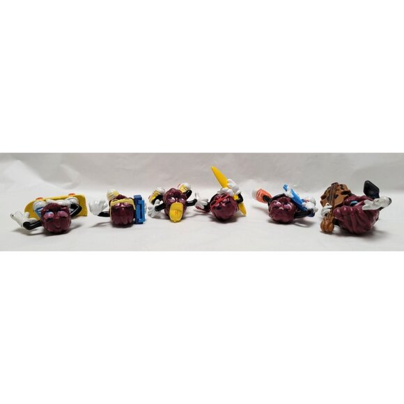 Lot of 6 Vintage California Raisins PVC Figurines Musical Sporty Themes - Lot B - Picture 6 of 7